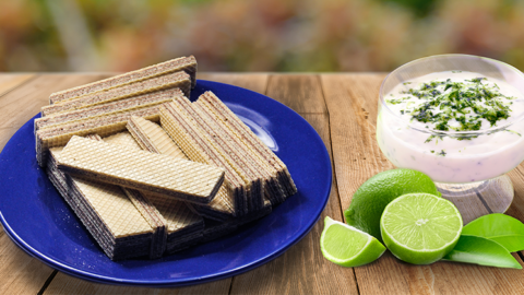 Receita de Creme de limão e Wafer