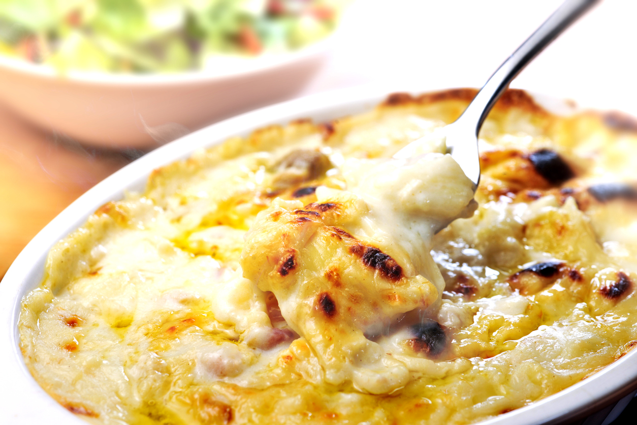 Receita de Macarrão com creme de leite e queijo