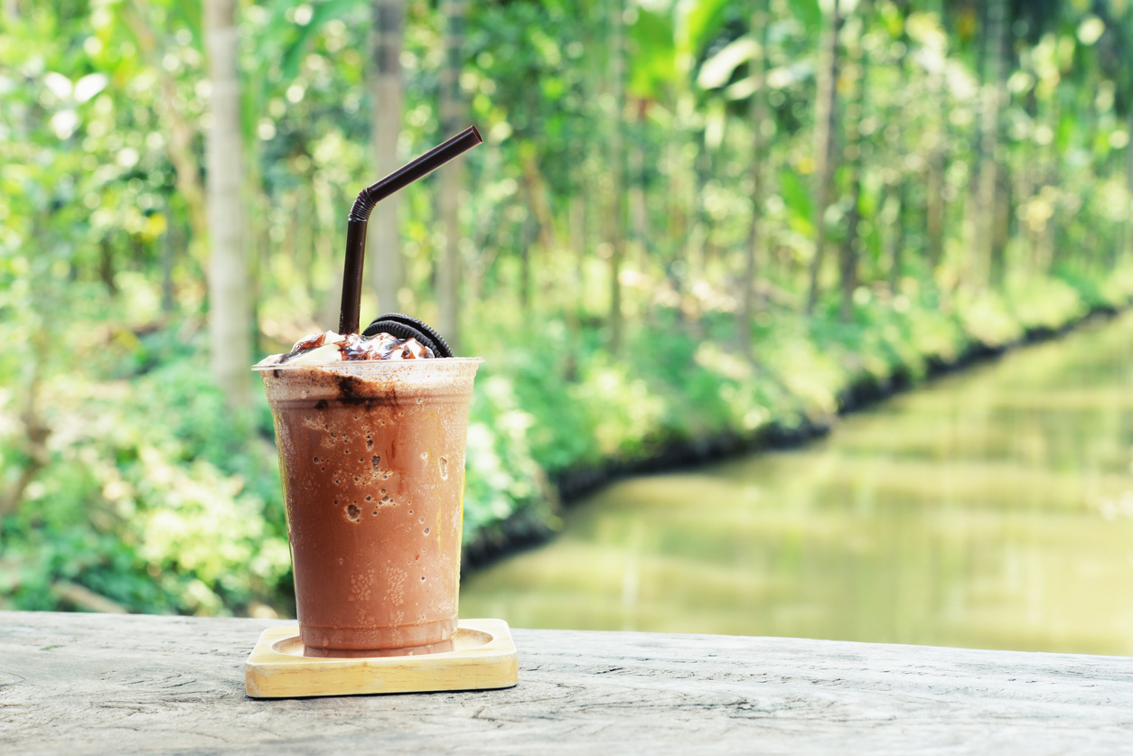 Receita de milk-shake de biscoito recheado