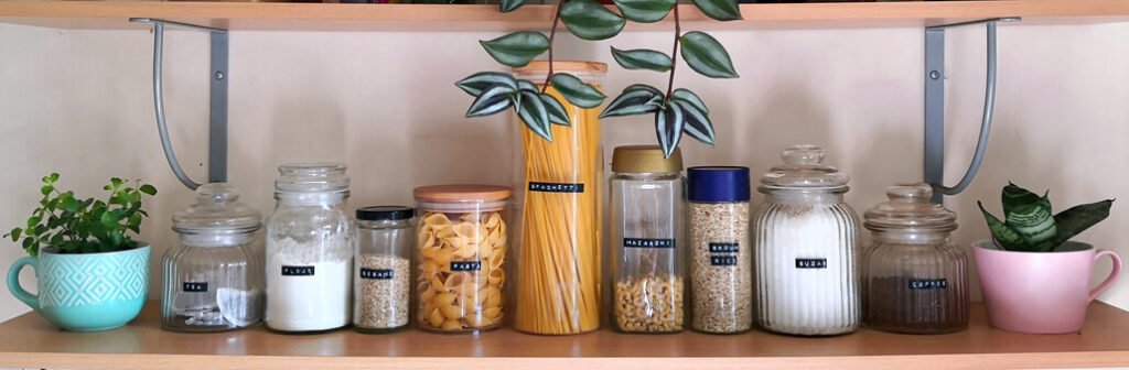 Etiquetas Casaredo para organizar sua cozinha