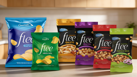 Linha Flee Casaredo: crocância, sabor e diversão em cada momento do dia￼