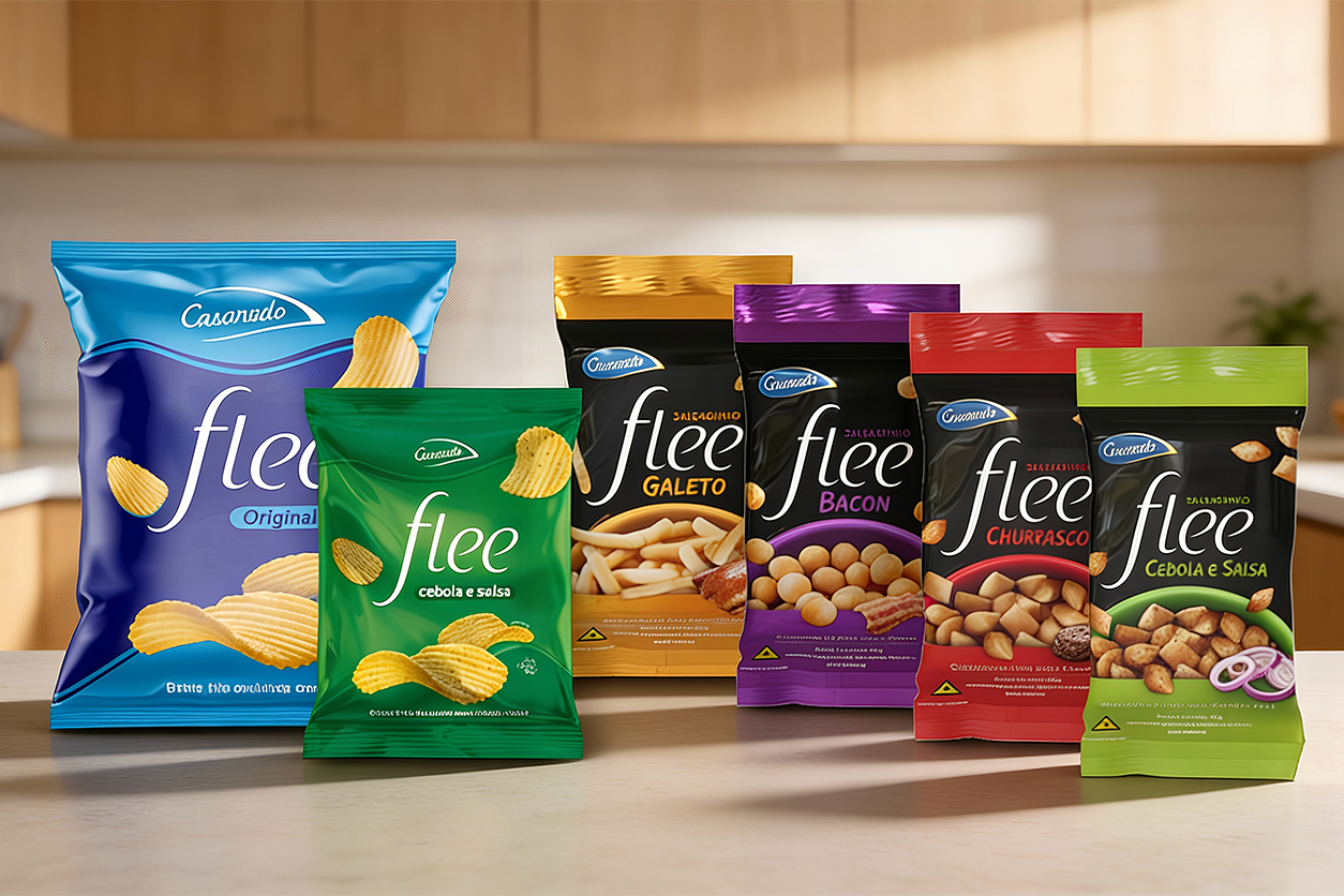 Linha Flee Casaredo: crocância, sabor e diversão em cada momento do dia￼