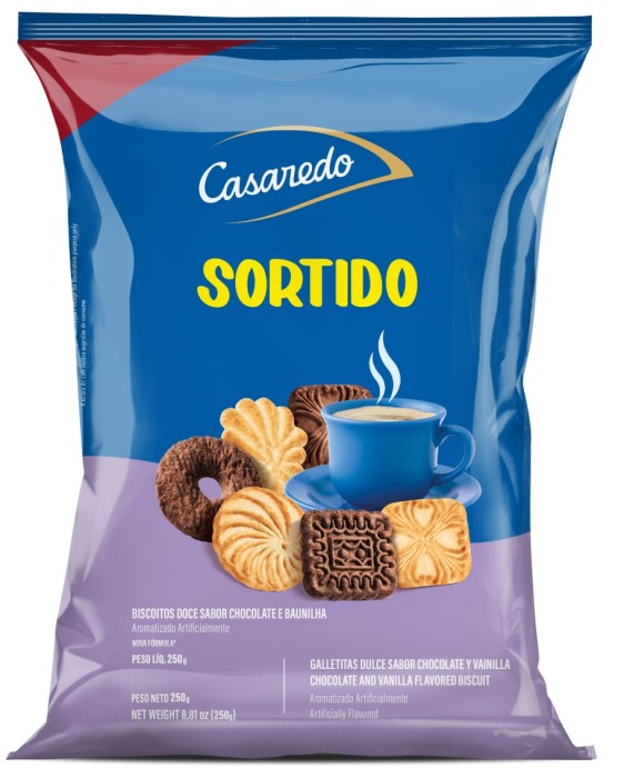 Biscoito Sortido Chocolate e Baunilha 250g