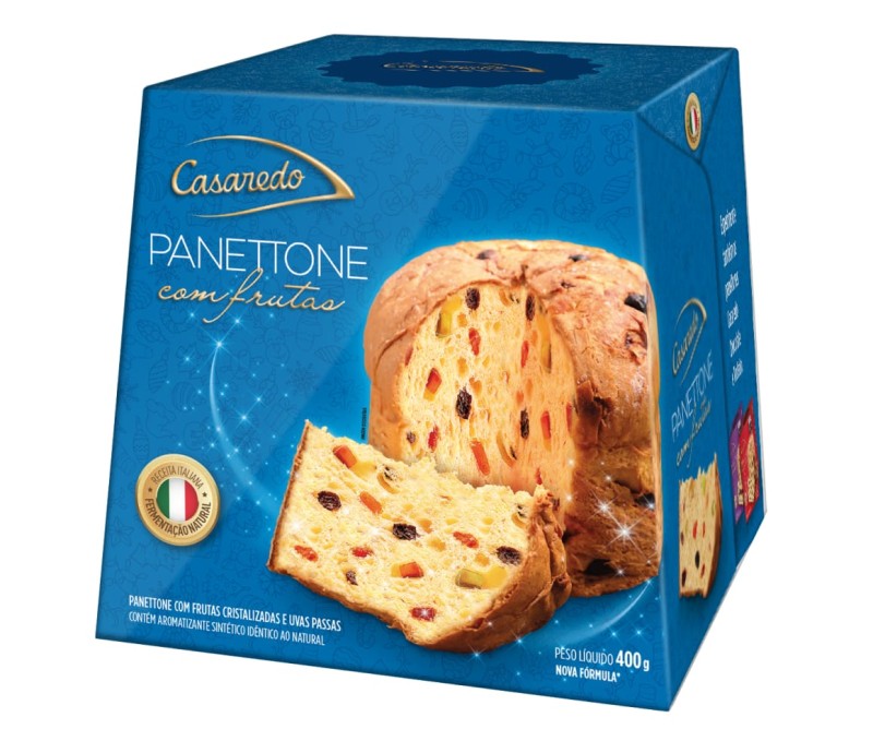 Panettone com frutas cristalizadas 400g