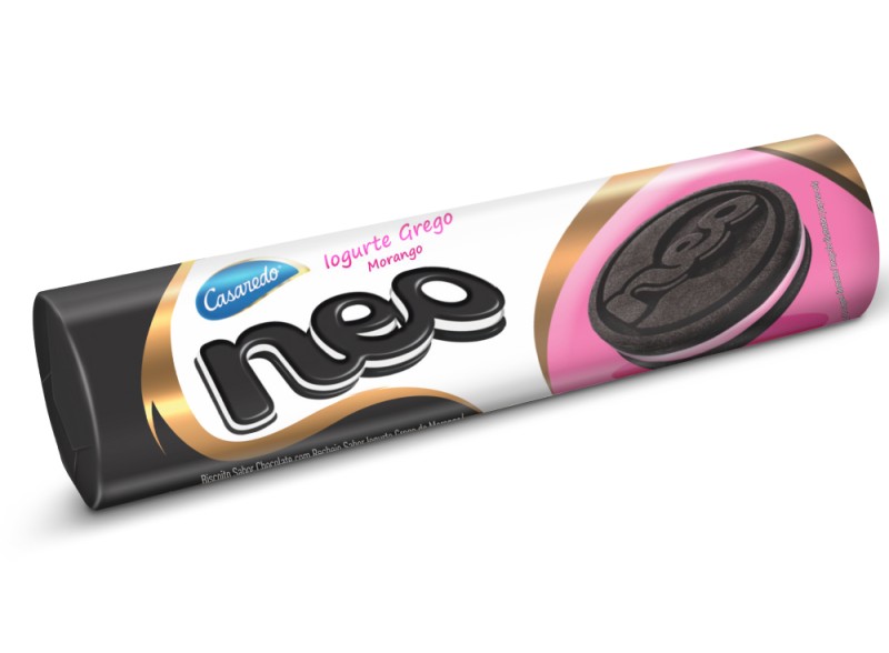 Recheado Iogurte Grego de Morango Neo 110g