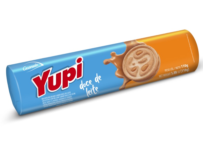 Milk Sweet Flavored Sandwich Cookies Yupi 110g