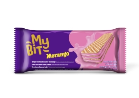 Wafer Morango My Bit 80g