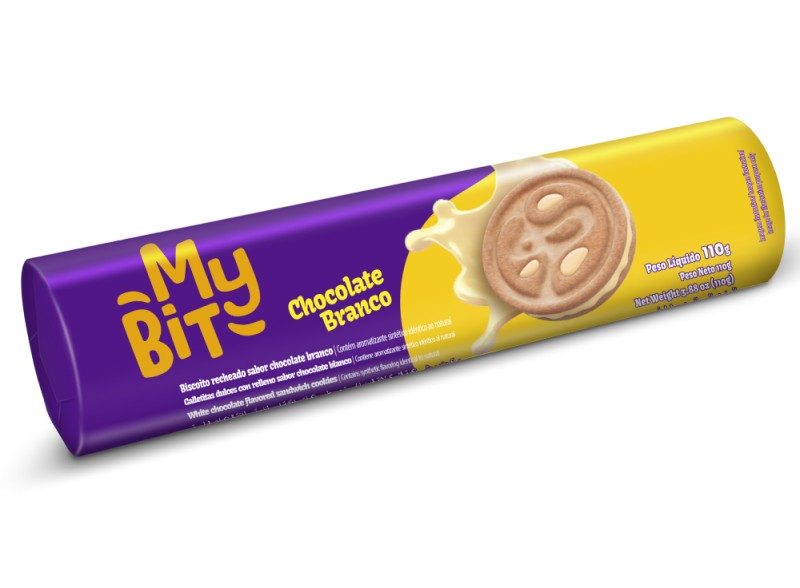 Recheado Chocolate Branco My Bit 110g