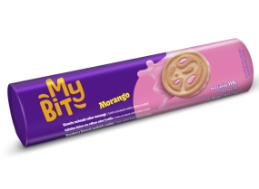 Recheado Morango My Bit 110g